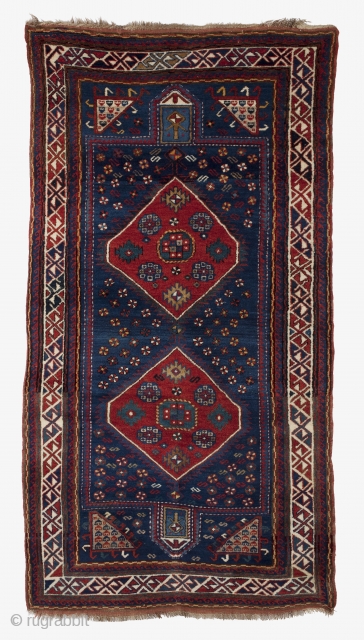 Kazak Rug, Circa 1900, Very good condition, High pile, Not restored, Size: 240 x 135 cm.
Memarian at Domotex 15-18 Jan. 2011 in Hannover . Germany, Hall: 21, Stand No.: B21
   