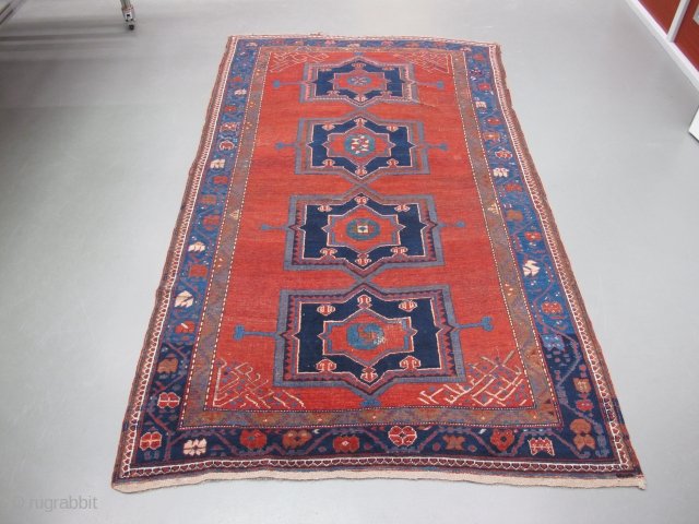 NW Persia, Circa 1900, Great colors, Not restored, Condition (see pictures), Size: 270 x 155 cm. (106 x 61 inch).             