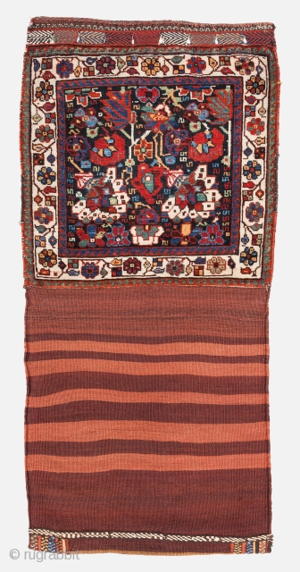 Afshar bag, Late 19th century, Mint condition, Great natural colours, High pile, Not restored, Size: 134 x 64 cm. ( 52.8 x 25.2 inch )        