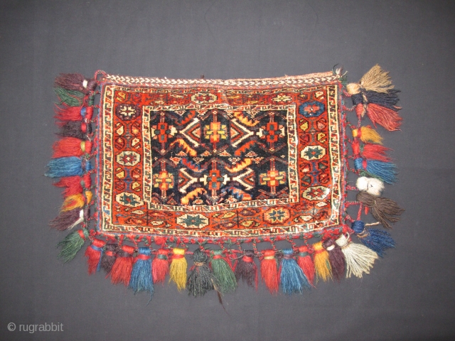 Antique Afshar Chanteh, Late 19th century, Great and original condition, Size: 42 x 27 cm. 16.5" x 11" inch.              