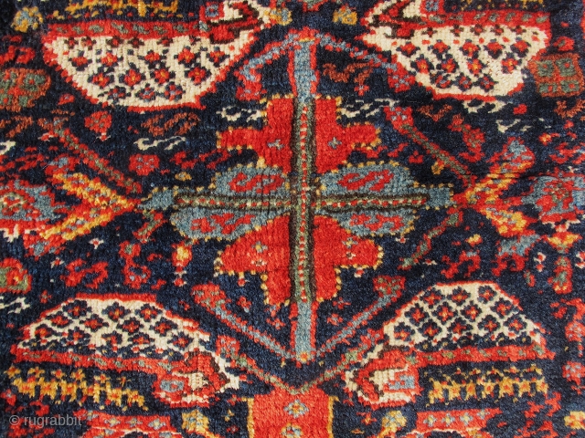 Southpersian bagface, ca.60x55cm, 19th century. Great quality.                          