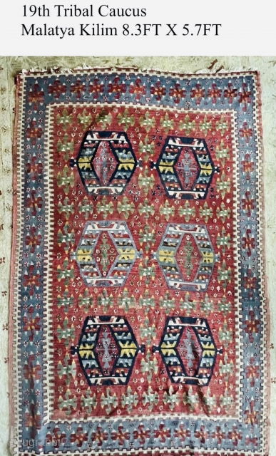 Set of 3 Antique Kilims for one price. More photos on request.                     