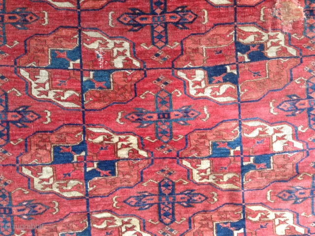 Lovely early Tekke main carpet.                            