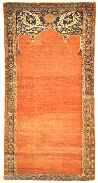 Antique Ziegler Sultanabad Rare Meditation Piece Genuine Woven Carpet Art

3'8" x 7'6"                     