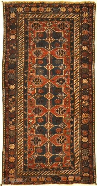 Fine Antique Shirvan Woven by an Armenian Girl
3’8″ x 7’2″                       