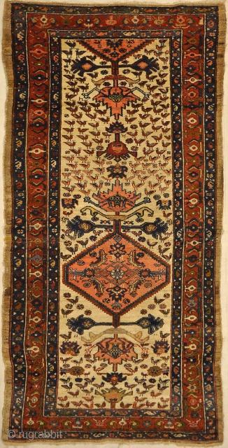 Northwest Persian Antique Karajeh Rug 
3'4" x 9'4"                         