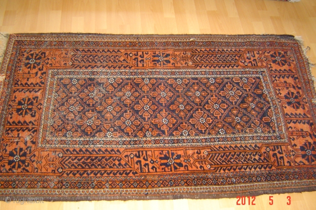 19th century Beluch rug
wool on wool/natural colors
163cmx92
pazyryk antique                         