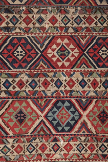 Caucasian Shirvan Kilim  163 x 287 cm / 5'3'' x 9'4''                     