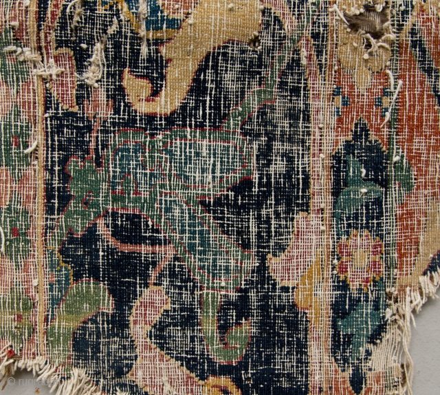 Persian Rug Fragment  66 x 32 cm                         