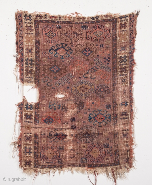 Tired Baluch Rug As found 71 x 90 cm / 2'3'' x 2'11''                    