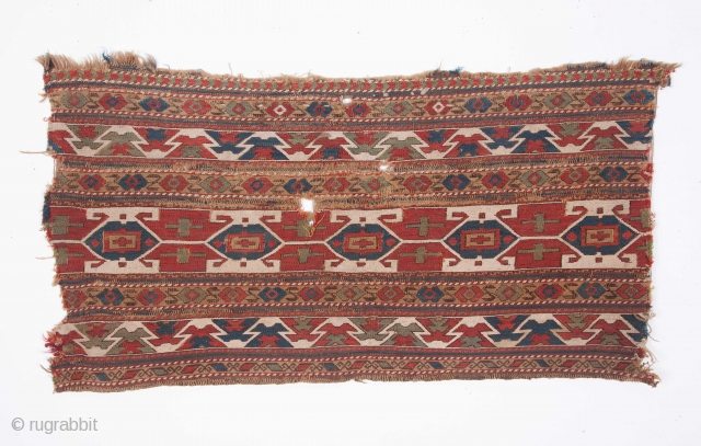 

Caucasian Sumak Mafrash Panel
Late 19th C.
48 x 93 cm / 18.9 x 36.61 inches                   