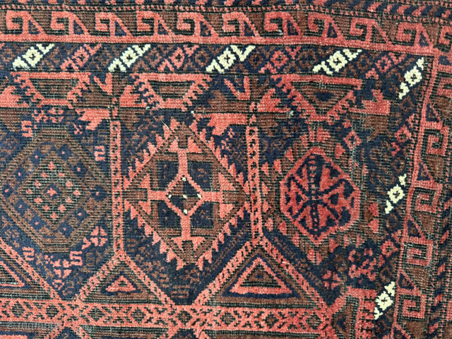 Irregular Baluch rug email info@serkansari.com                            