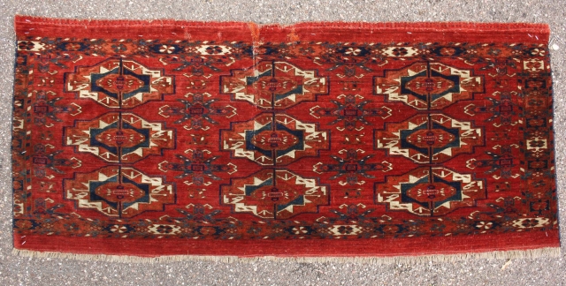 early Tekke torba, very fine and super Colors, size: 121x52cm                       
