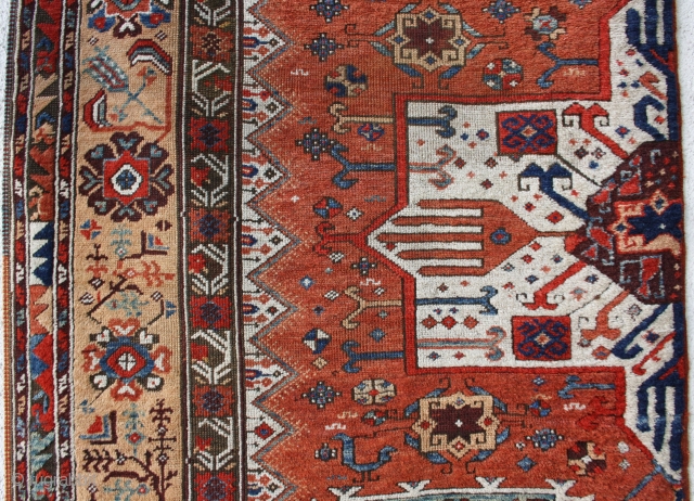 rare Divan cover rug to be offered for sale Sartirana Textile Show,Italy,13.-16. September Divan Cover rug,original size, made as a half, a comparable piece is in Antique oriental rugs from Austrian collection  ...