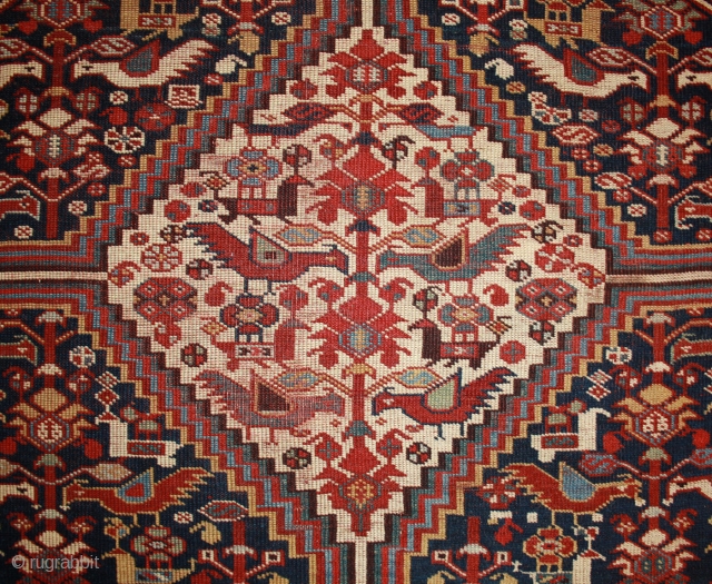 Persian Khamseh, fantastic Colors, great design, 223x140cm                          