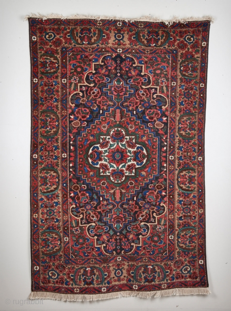 Bakhtiari L219xW142

This carpet is from a village called Rozveh in Southwest Iran, circa 1940, by the Armenian Settlement. 

Condition: good             