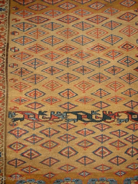 A NWP Rug with concentric diamond motifs                          