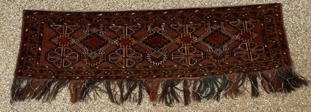 Antique Turkoman Beshir Torba.
134cm x 36cm
Natural Colours.
Almost Perfect Condition.
Contact for more pictures & Price                   