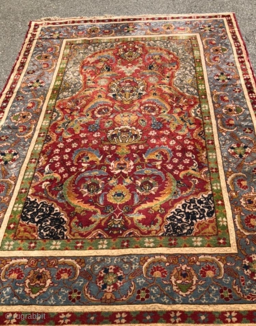 Copy of an Ottoman Carpet 16th c By Tefzt Germany 1930s                      