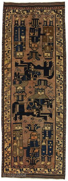 Bakhtiari - Lori - Antique Persian Carpet 305x110

Size: 305x110 cm
Thickness: Medium (5-10mm)
Oldness: 80-100 (Antique)
Pile - Warp: Wool on Cotton
Node Density: about 90,000 knots per m²
email:info@carpetu2.com        