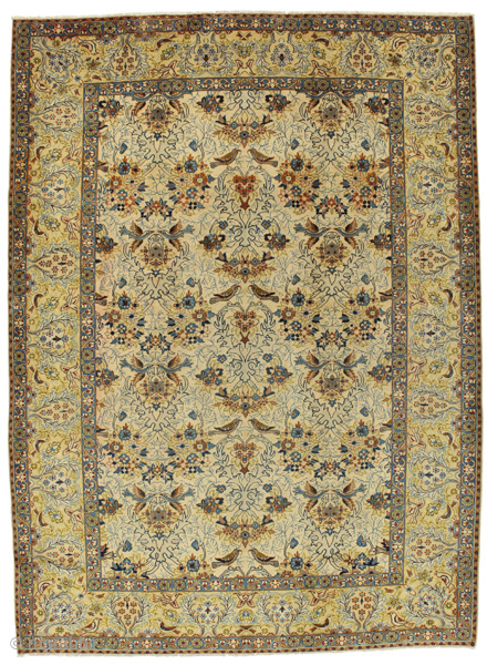 Isfahan - Antique Persian Carpet 318x233

Size: 318x233 cm
Thickness: Medium (5-10mm)
Oldness: 80-100 (Antique)
Pile - Warp: Wool on Cotton
Node Density: about 140,000 knots per m²
email:info@carpetu2.com          