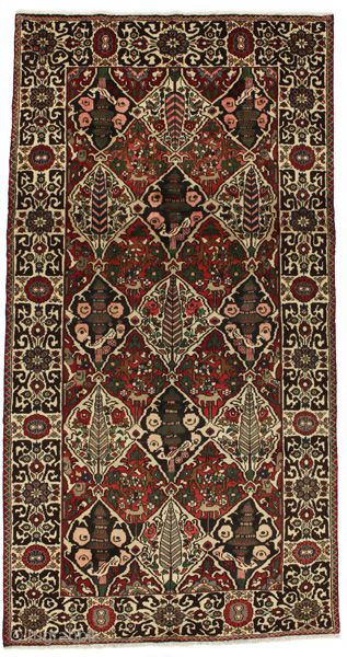 Bakhtiari - old - Garden Persian Carpet 295x154

Size: 295x154 cm
Thickness: Medium (5-10mm)
Oldness: 60-80 (Semi-Antique)
Pile - Warp: Wool on Cotton
Node Density: about 160,000 knots per m²
email: carpetu2@gmail.com       