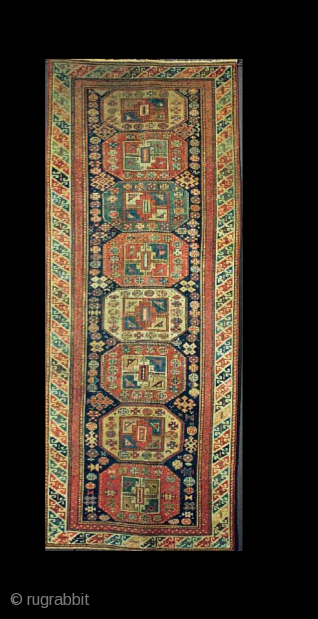 Ganjeh Antique rug 95 cm x 230 cm                         