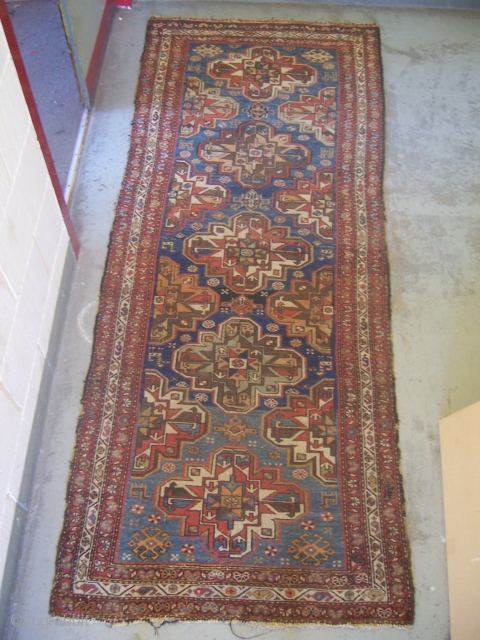 North West Persian rug, possibly Quchan . Size 254cm by 100cm.

Late 19th early 20th Century.
 
Condition: complete , sidecords rebound on original, pile generally low.
One small patch..................................................................Best offers considered....


    