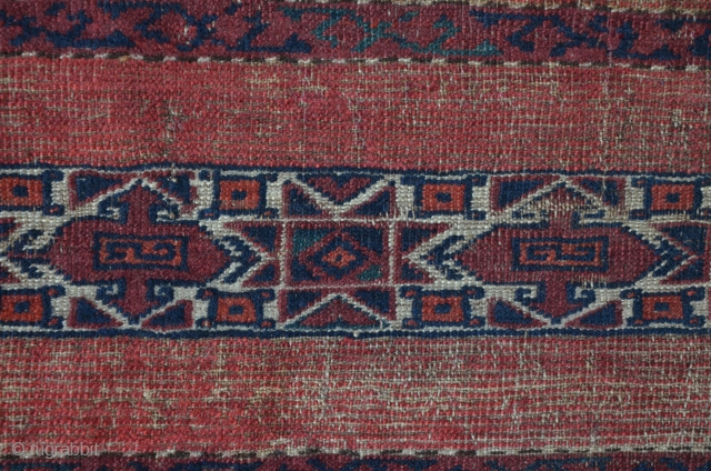 Large Kizil Ayak Chuval, 172 x 95 cm, very soft handling, 19th.C.                     