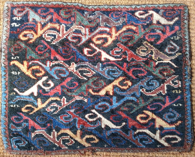 NW - Persian bagface, 55 x 44 cm, fantastic design and colors.                     