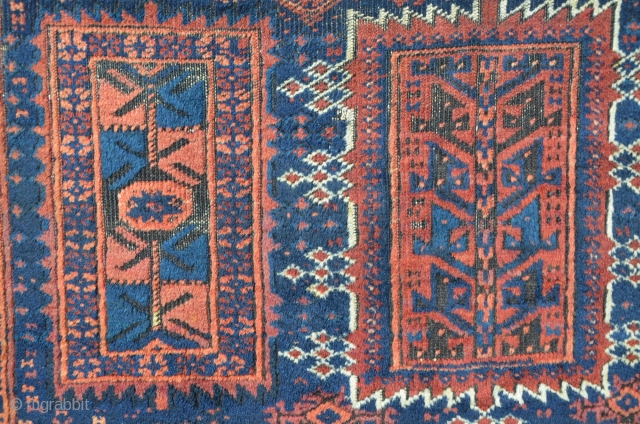 Antique Timuri (Jakub Khani) Baluch, 19th, 248 x 141 cm                       