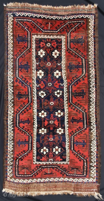 Antique Baluch with Mina Khani design, 160 x 82 cm                       