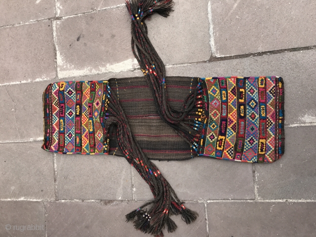 A SADDLE BAG IS EXCELLENT CONDITION TRIBAL EAST ANATOLIAN HERKE HAKKARI  CAUCASIAN STYLE PRIMITIVE 
                 