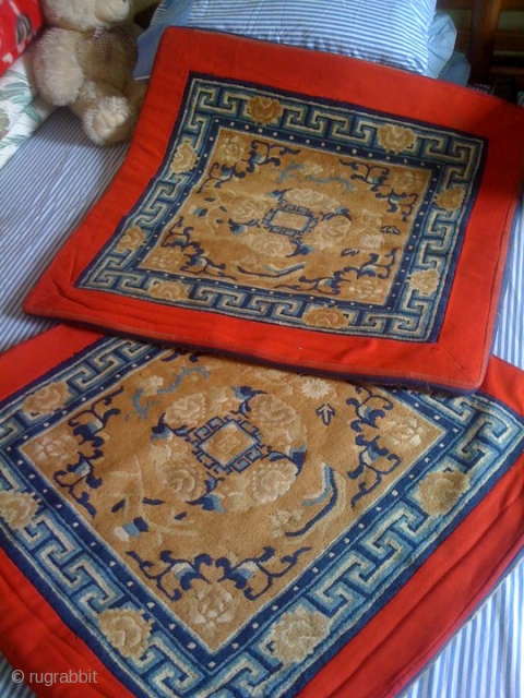 Tibetan Throne carpet 1 pair. Good condition unused...old.                         