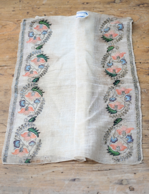 Antique Ottoman Turkish / Armenian Peshkir Yaglik embroidery towel 31 x 17 inches                    