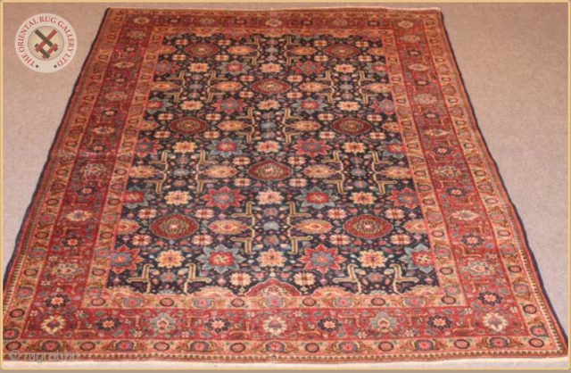 RG 941 - 
Antique Tabriz carpet circa 1920 wool on cotton foundation
Very good condition
Size : 2.60m x 1.66m  8`6" x 5`5"           