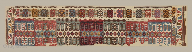 Anatolian Kilim - measures 176 x 39 in                         