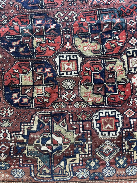 A wonky Quchan/Drunkadan rug from north-east Persia. First half 20th century. 170 x 125 cm.   info@thomaswild.com               