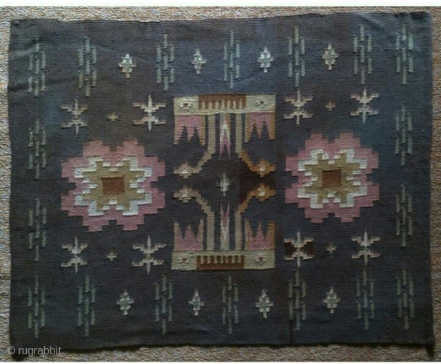 Swedish röllakan kilim, size: 66*52cm                            