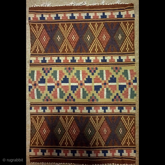  Swedish röllakan kilim, size: 69*47cm                           