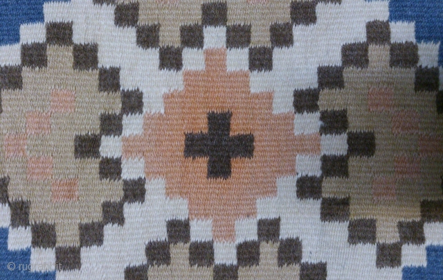 Antique Swedish Kilim, no: 259, size: 52*49cm, wool on cotton.                       