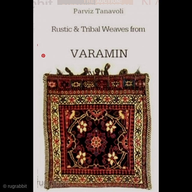 Rustic & Tribal Weaves from varamin ( veramin ) book, Parviz Tanavoli author, good condition                  