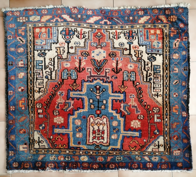 Hamedan wagireh (sampler) rugs, size: 106*92 cm                          