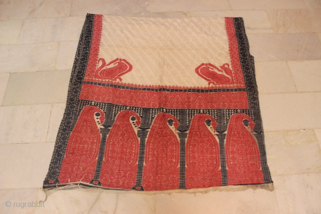  Dhakai Saree in Lehariya( fine muslin )cotton amazing pallu & border (very rare piece ) .                