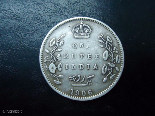 The Rupee was minted in both Calcutta and Bombay. There is no mint mark for Calcutta. The Bombay issues have a small incuse "B" (the 1903 Rupee also has a raised "B"  ...