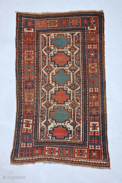 Rare Kazak rug 19th century, size is 146 x 88 cm
                      