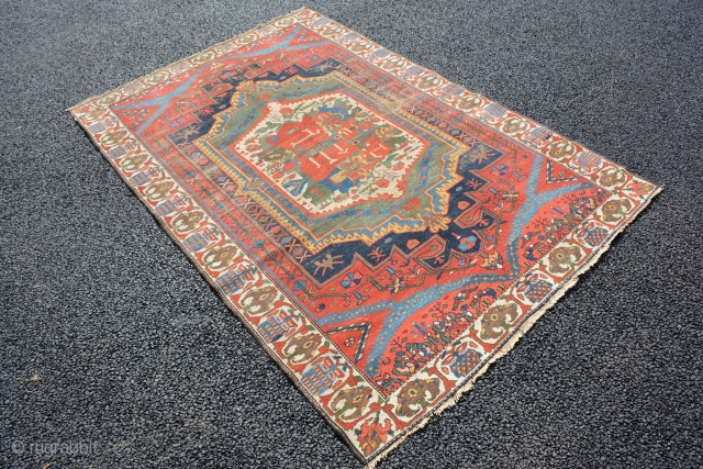 Collectors Bakhtiyar rug, Early 20th century, size is 210 x 138 cm                     