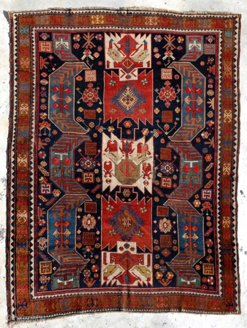 Dragon Kazak crica 1880
Size is 220 x 170 cm or 7.2 x 5.5 ft                   