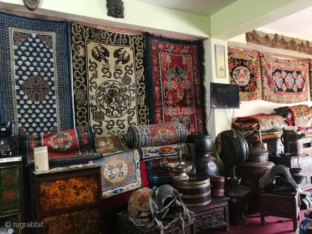 Antique Tibetan Rugs.                              