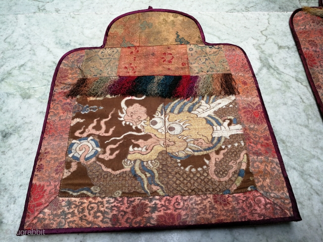 Antique Tibetan/Chinese Textile. Good age .                           